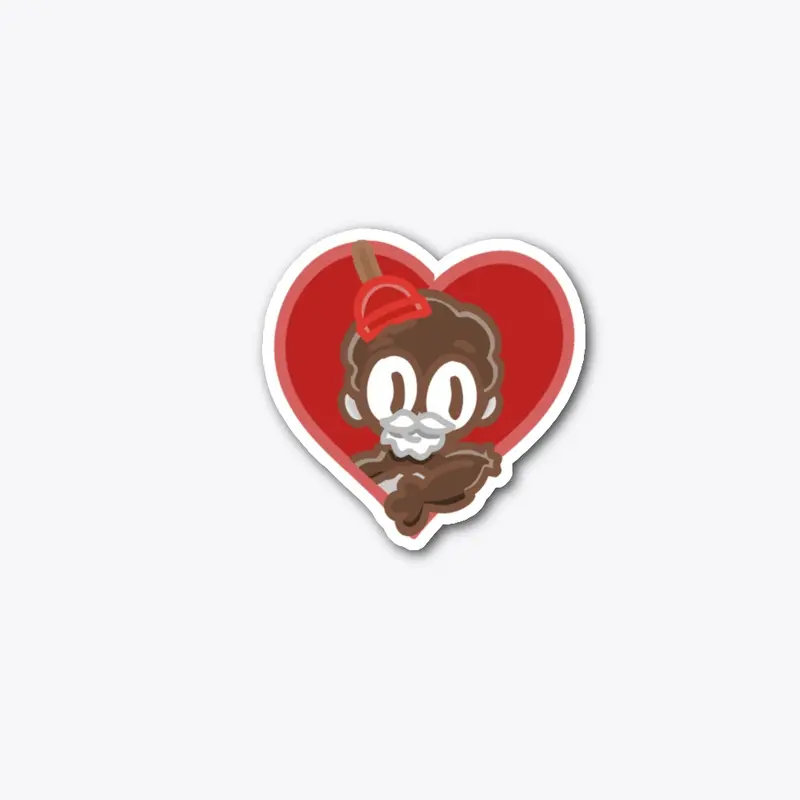 Juan's Heart Sticker