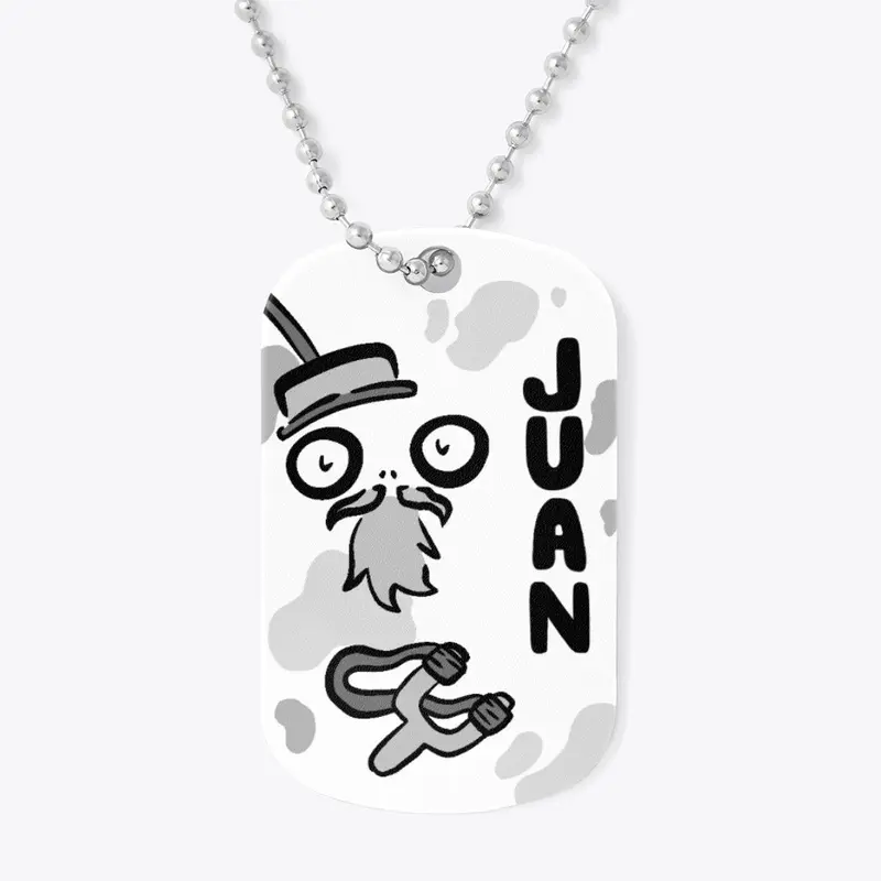 Juan's Paint Brawl Dog Tag